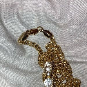 14K Chain With Cross Pendant